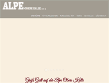 Tablet Screenshot of obere-kalle.de
